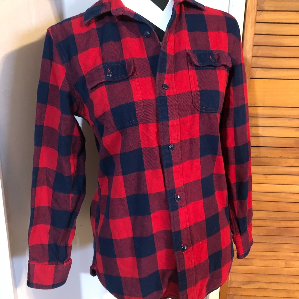 Gap Kids Size XXL Plaid Long Sleeve